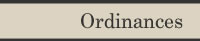 Ordinances